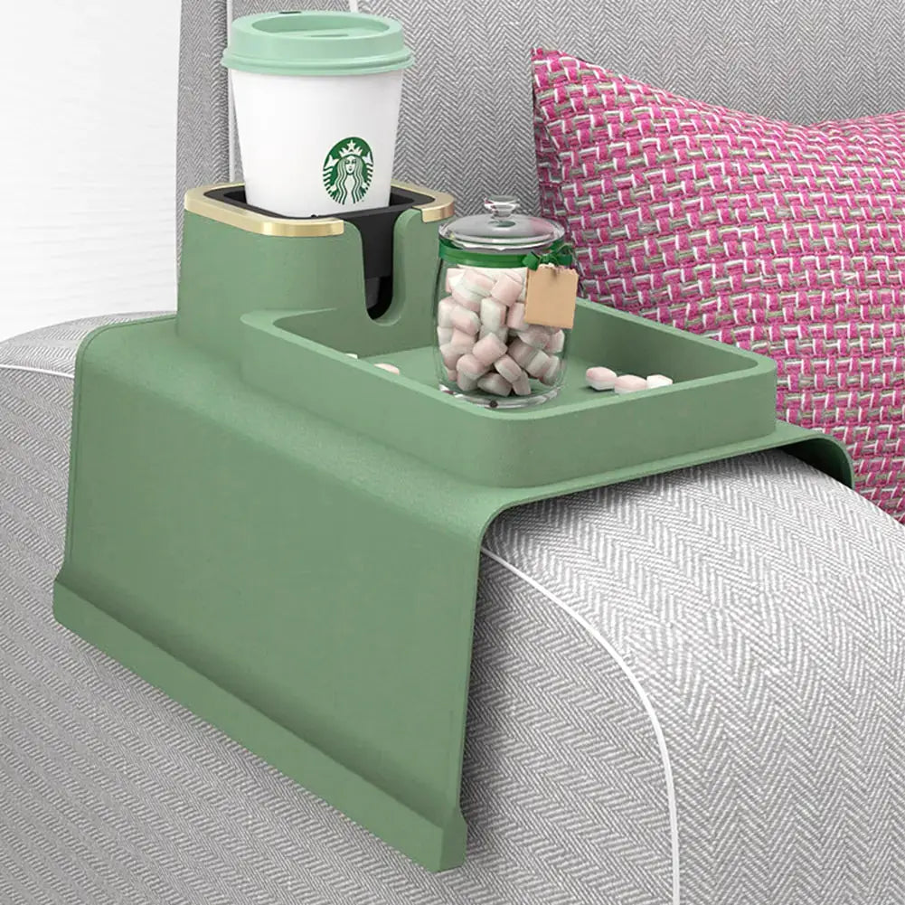 Silicone Sofa Armrest Cup Holder Tray - Decorify Homes