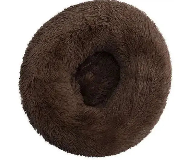 Warm Soft Long Donut Plush Pet Cushion - Decorify Homes