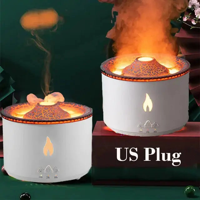Flame Essential Oil Diffuser - Aromatherapy Home Decor Accent - Decorify Homes