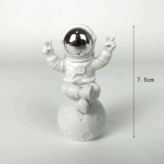 Astronaut and Moon Home Decor Set - Space-Themed Room Accents - Decorify Homes