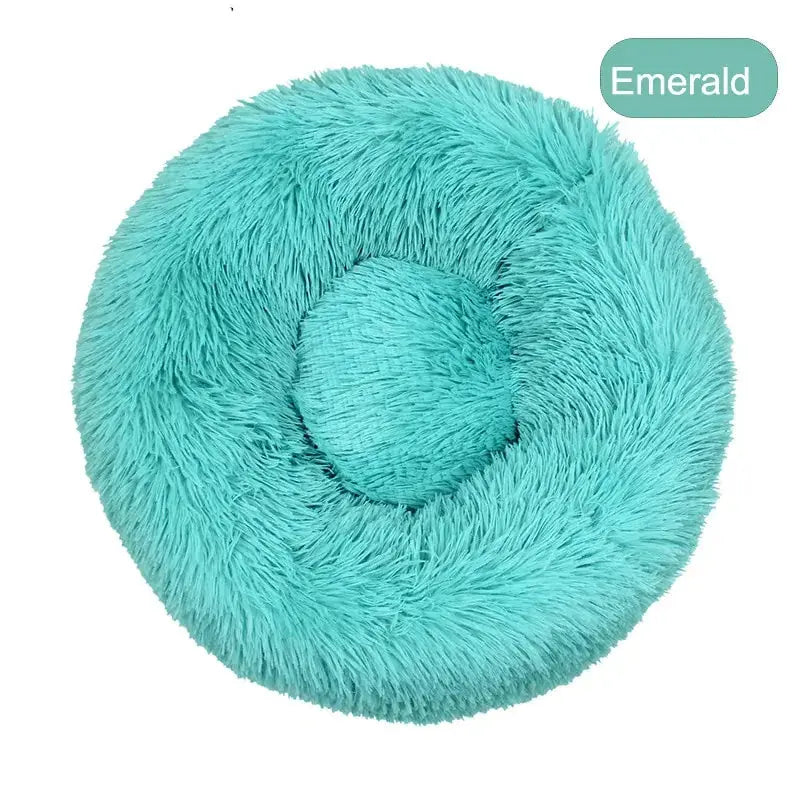 Warm Soft Long Donut Plush Pet Cushion - Decorify Homes