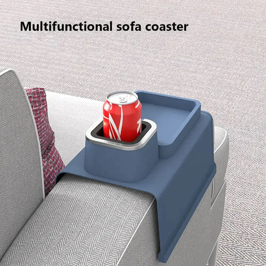 Silicone Sofa Armrest Cup Holder Tray - Decorify Homes