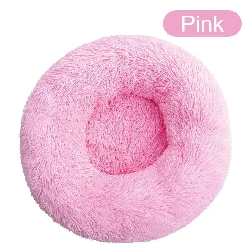 Warm Soft Long Donut Plush Pet Cushion - Decorify Homes