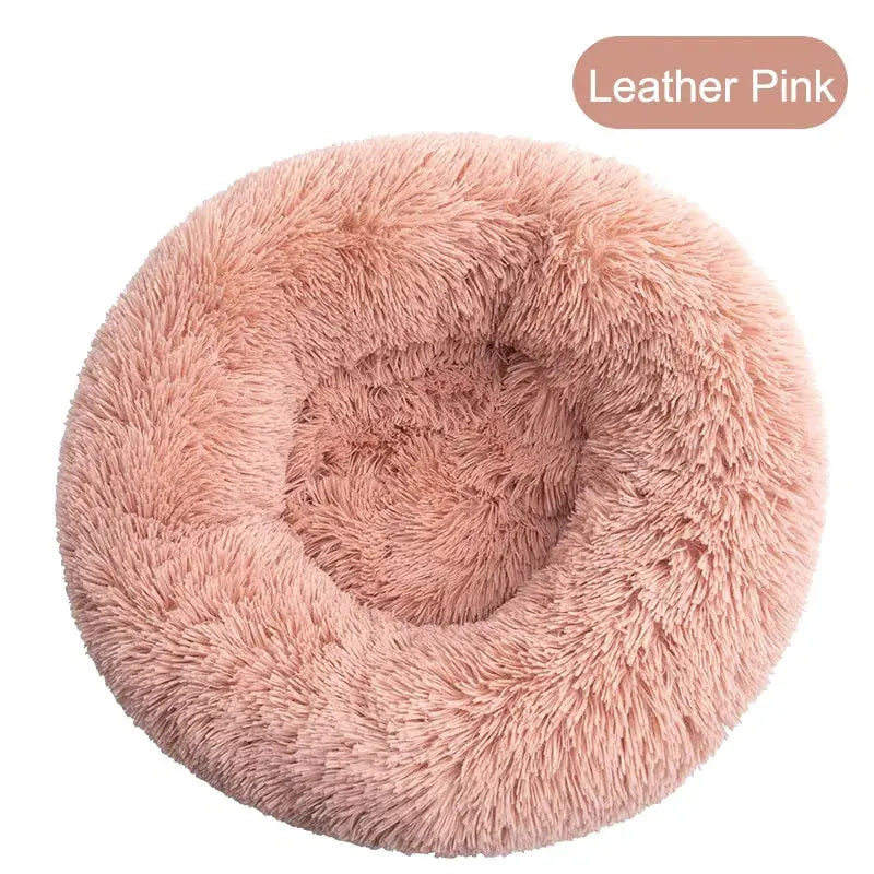 Warm Soft Long Donut Plush Pet Cushion - Decorify Homes