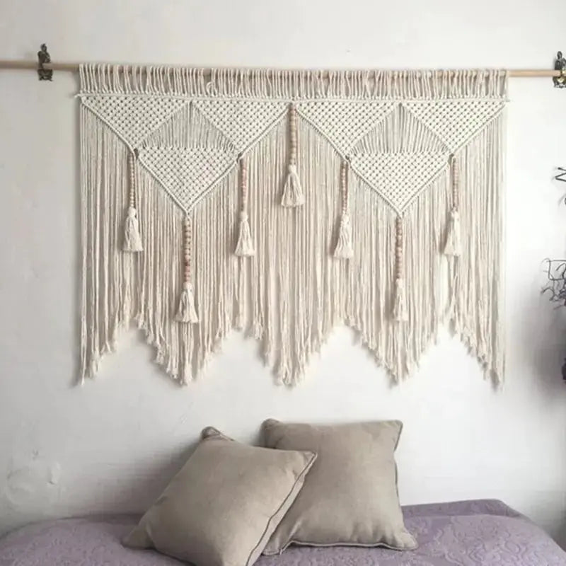 Handwoven Boho Wall Hanging - Chic Home Decor Accent - Decorify Homes