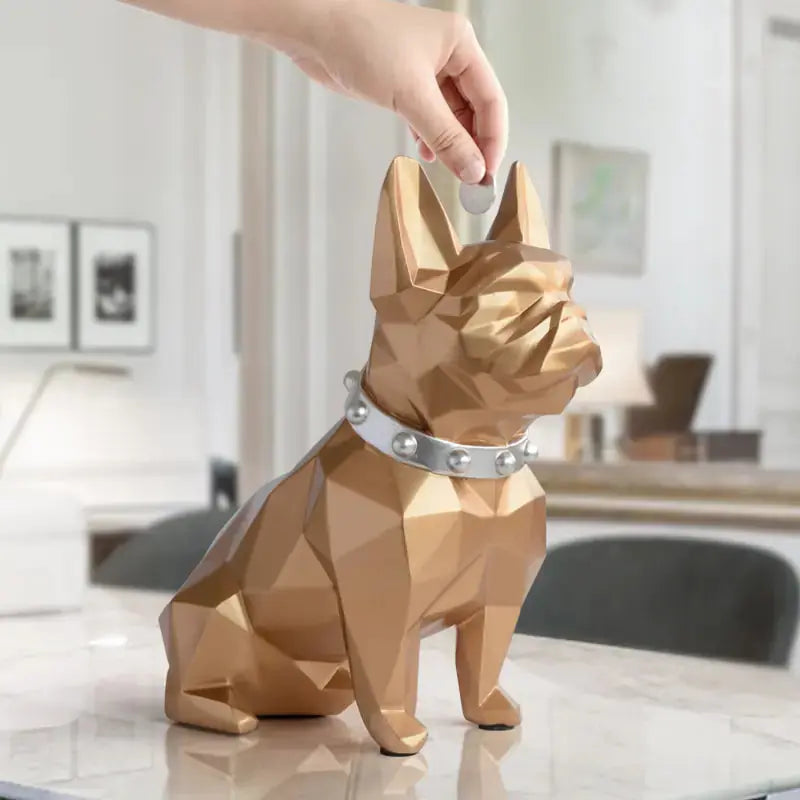 Adorable French Bulldog Coin Bank Home Decor Collectible4