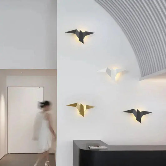 Nordic Iron Bird Wall Lamp - Elegant Home Decor Lighting Fixture - Decorify Homes