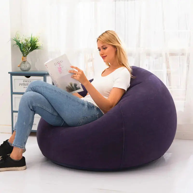 Lazy Inflatable Sofa Chair - Decorify Homes