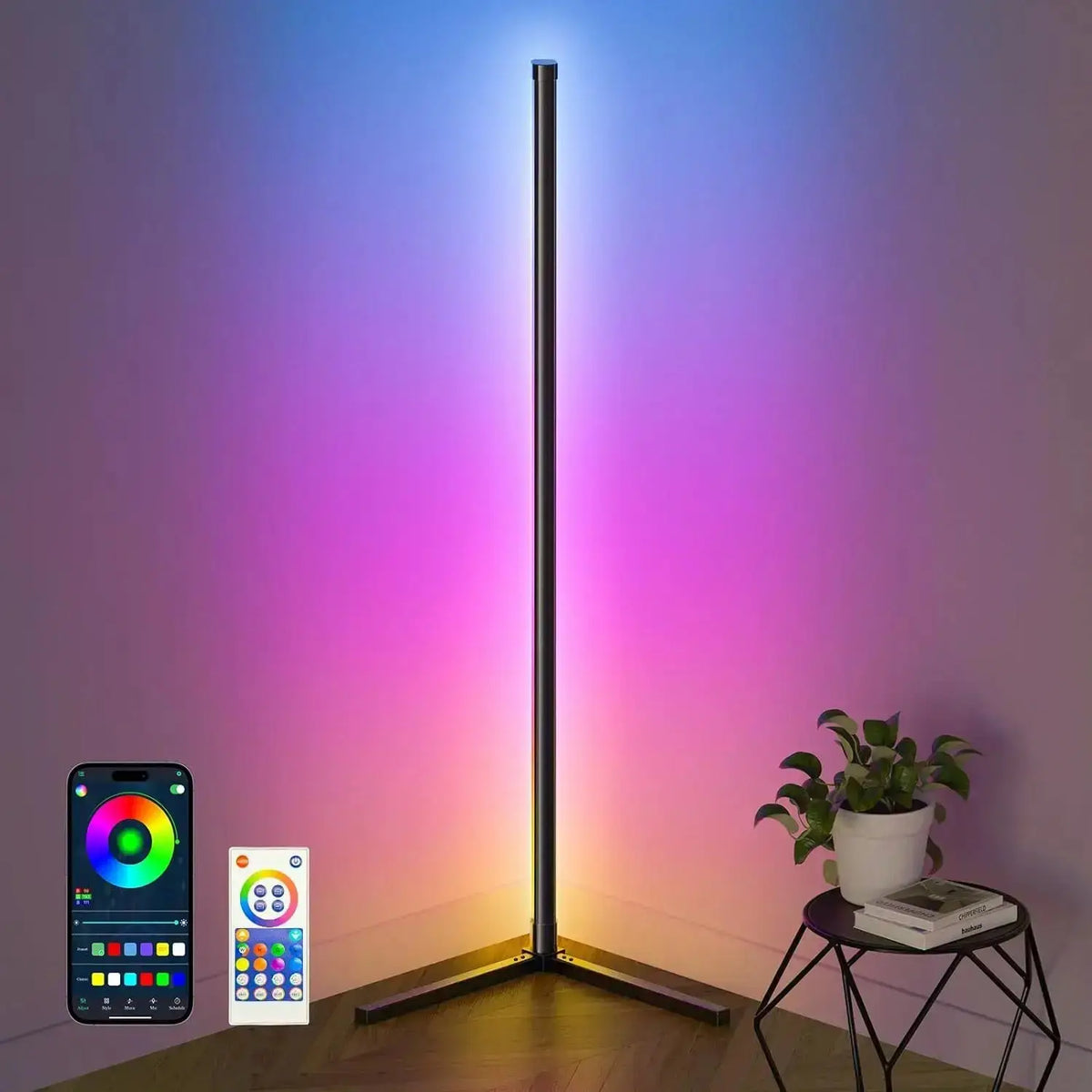 Hil Voice-Controlled Smart Corner Floor Lamp11