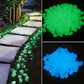 Modern and eclectic home decor ideas with glow in the dark garden pebbles for magical outdoor decoration5