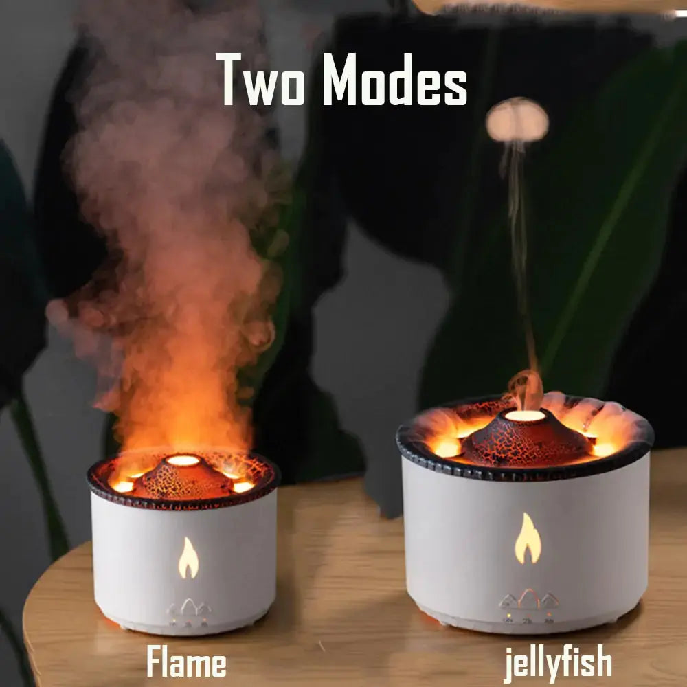 Flame Essential Oil Diffuser - Aromatherapy Home Decor Accent - Decorify Homes
