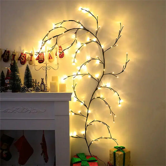 Willow Vine Branch Light Wall Decor for ambient interior lighting1
